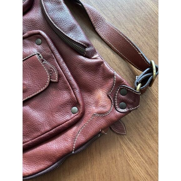 Vintage Anonimo Fiorentino Sling Leather Bag Limited Edition in Cognac / Italy - Picture 6 of 13